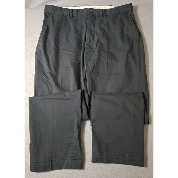 Polo Golf Ralph Lauren Pants Mens 36x32 Navy Blue Flat Front Classic Fit Preppy - Picture 2 of 11